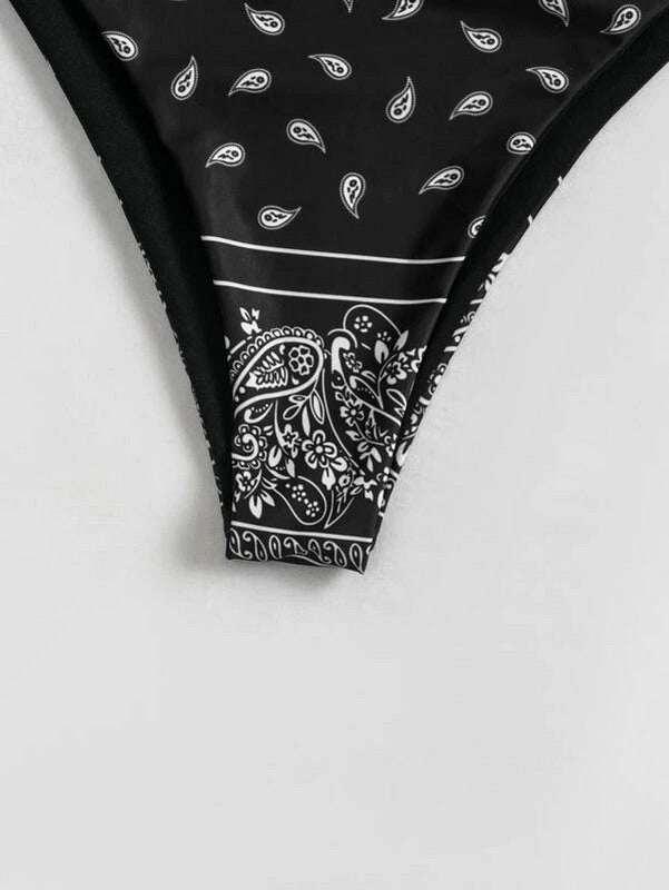 S8-Black Bandana bikini