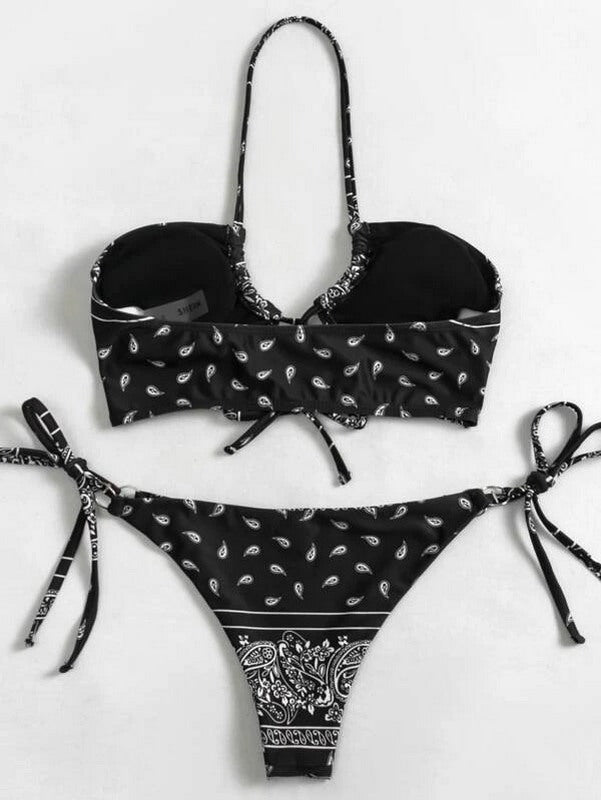 S8-Black Bandana bikini