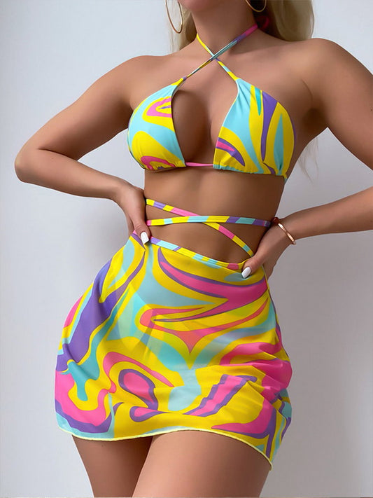 S15-Vintage Multi colour Three piece set