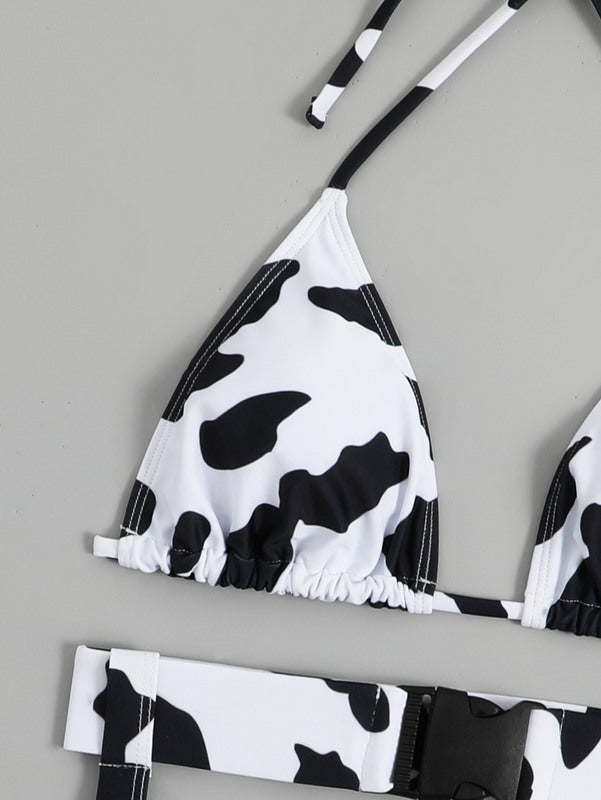 S19 -Cow print sexy swimwear